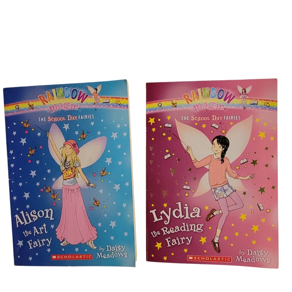💗 (2) RAINBOW MAGIC Books School Day Fairies #2 Alison #3 Lydia